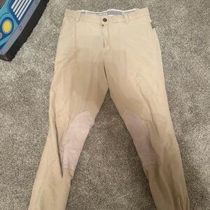 devon aire beige breeches size large!